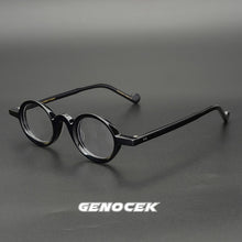 Load image into Gallery viewer, Vintage Round Acetate Handmade Small Glasses Frame Men Women Prescription Myopia Optical Eyeglasses Frame John Lennon Eyewe