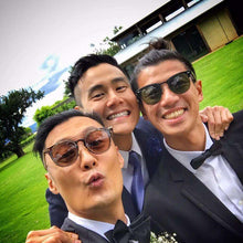 Load image into Gallery viewer, Vintage Round Clip-On Sunglasses Acetate Optical  Men Women Spectacle Polarized Clip Sun Glasses UV Protection oculos