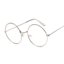 Load image into Gallery viewer, Vintage Round Glasses Clear Lens Gold Round Metal Frame Glasses Optical Men Women Eyeglass Frame Fake Glasses