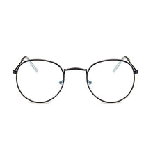 Load image into Gallery viewer, Vintage Round Glasses Clear Lens Gold Round Metal Frame Glasses Optical Men Women Eyeglass Frame Fake Glasses