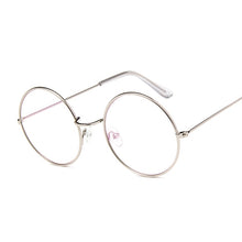 Load image into Gallery viewer, Vintage Round Glasses Clear Lens  Gold Round Metal Frame Glasses Optical Men Women Eyeglass Frame Fake Glasses