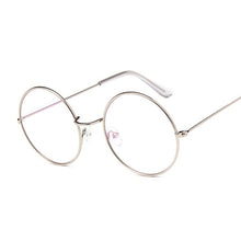 Load image into Gallery viewer, Vintage Round Glasses Clear Lens  Gold Round Metal Frame Glasses Optical Men Women Eyeglass Frame Fake Glasses