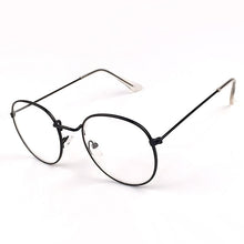 Carica l&#39;immagine nel visualizzatore di Gallery, Vintage Round Glasses Clear Lens Gold Round Metal Frame Glasses Optical Men Women Eyeglass Frame Fake Glasses