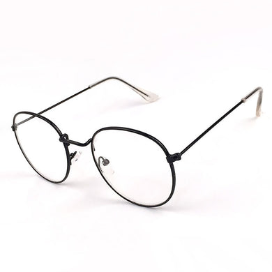 Vintage Round Glasses Clear Lens Gold Round Metal Frame Glasses Optical Men Women Eyeglass Frame Fake Glasses