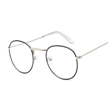 Load image into Gallery viewer, Vintage Round Glasses Clear Lens Gold Round Metal Frame Glasses Optical Men Women Eyeglass Frame Fake Glasses