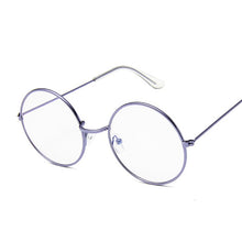 Load image into Gallery viewer, Vintage Round Glasses For Women Metal Frame Unisex Retro Black Circle Optical Eyeglasses Transparent Lens Bookworm Eyewear