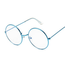 Load image into Gallery viewer, Vintage Round Glasses For Women Metal Frame Unisex Retro Black Circle Optical Eyeglasses Transparent Lens Bookworm Eyewear