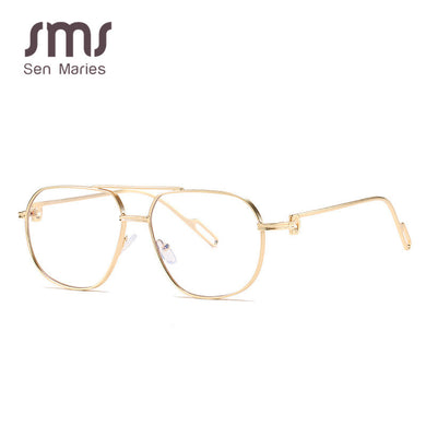 Vintage Round Glasses Frames Ultralight Men Women 2023 Metal Frames Clear Lens Sunglasses Optical Computer Glasses