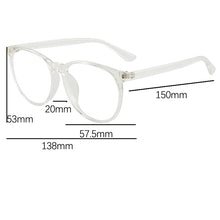 Load image into Gallery viewer, Vintage Round Glasses Women Ultralight Spectacles Frames Clear Computer Anti Blue Ray Glasses Optical Glasses Frame