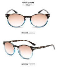Load image into Gallery viewer, Vintage Round Gradient Brown Lens Reading Glasses Men Women Spring Hinge Presbyopic Eyeglasses Diopter Hyperopia +1.0-+4.0