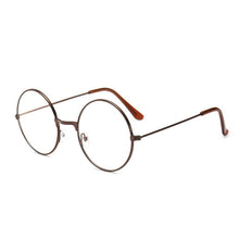 Load image into Gallery viewer, Vintage Round Metal Frame  Personality College Style Clear Lens Eye Glasses Frames blue-light eye protection mobile phone game