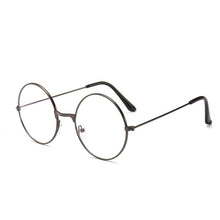 Load image into Gallery viewer, Vintage Round Metal Frame  Personality College Style Clear Lens Eye Glasses Frames blue-light eye protection mobile phone game
