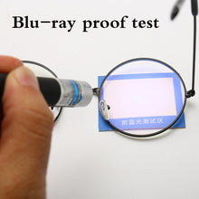 Load image into Gallery viewer, Vintage Round Metal Frame  Personality College Style Clear Lens Eye Glasses Frames blue-light eye protection mobile phone game