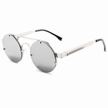Load image into Gallery viewer, Vintage Round Sreampunk Sunglasses Women Men Brand Metal Sun Glasses Ladies UV400 Steam Punk Design Sunglass Male Female