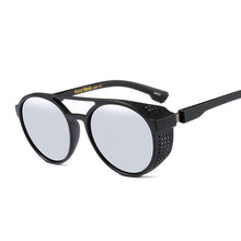 Load image into Gallery viewer, Vintage Round Steampunk Sunglasses Men Brand Designer Classic Goggles Car Driving Sun Glasses Oculos masculino Male UV400