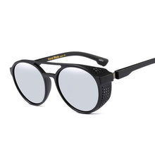 Load image into Gallery viewer, Vintage Round Steampunk Sunglasses Men Brand Designer Classic Goggles Car Driving Sun Glasses Oculos masculino Male UV400