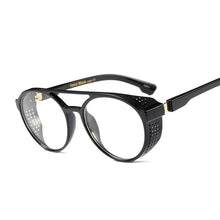 Load image into Gallery viewer, Vintage Round Steampunk Sunglasses Men Brand Designer Classic Goggles Car Driving Sun Glasses Oculos masculino Male UV400