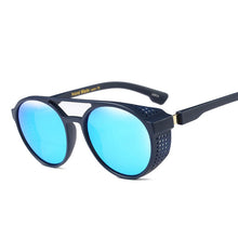 Load image into Gallery viewer, Vintage Round Steampunk Sunglasses Men Brand Designer Classic Goggles Car Driving Sun Glasses Oculos masculino Male UV400