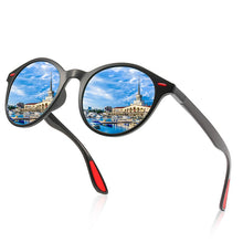 Load image into Gallery viewer, Vintage Round Sun Glasses Men Women Classic Retro Polarized Glasses TR90 Legs Lighter Design Frame UV400 Protection Gafas De Sol