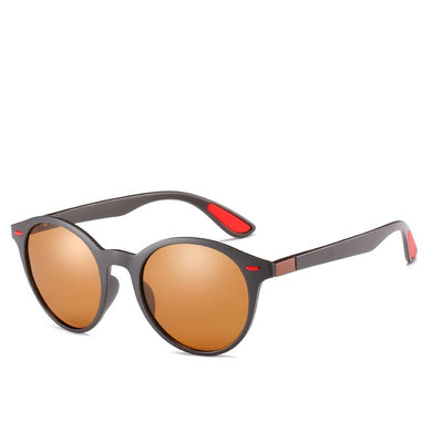 Vintage Round Sun Glasses Men Women Classic Retro Polarized Glasses TR90 Legs Lighter Design Frame UV400 Protection Gafas De Sol