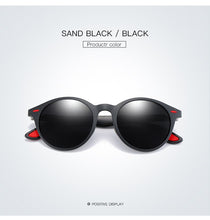 Load image into Gallery viewer, Vintage Round Sun Glasses Men Women Classic Retro Polarized Glasses TR90 Legs Lighter Design Frame UV400 Protection Gafas De Sol