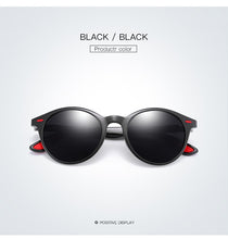 Load image into Gallery viewer, Vintage Round Sun Glasses Men Women Classic Retro Polarized Glasses TR90 Legs Lighter Design Frame UV400 Protection Gafas De Sol