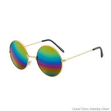 Load image into Gallery viewer, Vintage Round Sun Glasses Candy Vintage Round Mirror Sunglasses UV 400 F17 21