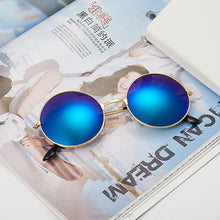 Load image into Gallery viewer, Vintage Round Sun Glasses Candy Vintage Round Mirror Sunglasses UV 400  M15 21