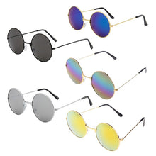 Load image into Gallery viewer, Vintage Round Sun Glasses Candy Vintage Round Mirror Sunglasses UV 400
