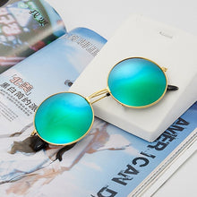Load image into Gallery viewer, Vintage Round Sun Glasses Candy Vintage Round Mirror Sunglasses UV 400