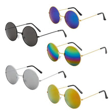 Load image into Gallery viewer, Vintage Round Sun Glasses Candy Vintage Round Mirror Sunglasses UV 400