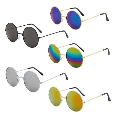 Vintage Round Sun Glasses Candy Vintage Round Mirror Sunglasses UV 400