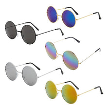 Load image into Gallery viewer, Vintage Round Sun Glasses Candy Vintage Round Mirror Sunglasses UV 400