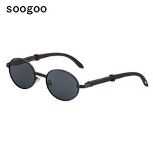 Load image into Gallery viewer, Vintage Round Sunglasses Men  Classic Vintage Sun Glasses  Women  Brand Designer Eyewear Oчки Lunettes UV400