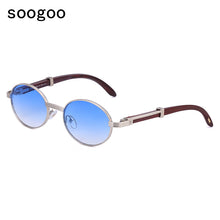 Load image into Gallery viewer, Vintage Round Sunglasses Men  Classic Vintage Sun Glasses  Women  Brand Designer Eyewear Oчки Lunettes UV400