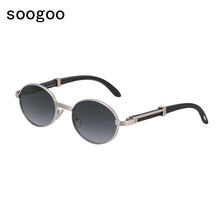 Load image into Gallery viewer, Vintage Round Sunglasses Men  Classic Vintage Sun Glasses  Women  Brand Designer Eyewear Oчки Lunettes UV400