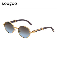 Load image into Gallery viewer, Vintage Round Sunglasses Men  Classic Vintage Sun Glasses  Women  Brand Designer Eyewear Oчки Lunettes UV400