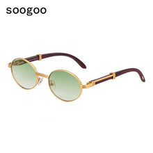 Load image into Gallery viewer, Vintage Round Sunglasses Men  Classic Vintage Sun Glasses  Women  Brand Designer Eyewear Oчки Lunettes UV400