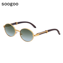 Load image into Gallery viewer, Vintage Round Sunglasses Men  Classic Vintage Sun Glasses  Women  Brand Designer Eyewear Oчки Lunettes UV400