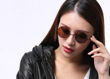 Carica l'immagine nel visualizzatore di Gallery, Vintage Round Sunglasses Metal Full Rim Outdoor Sun Glasses Men Women Rx able Anti UV400