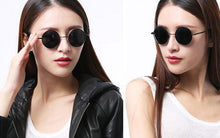 Carica l'immagine nel visualizzatore di Gallery, Vintage Round Sunglasses Metal Full Rim Outdoor Sun Glasses Men Women Rx able Anti UV400