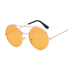 Load image into Gallery viewer, Vintage Round Sunglasses Women Brand Designer Sun Glasses Female Shades Small Pink Lens Glasses UV400 Eyewear