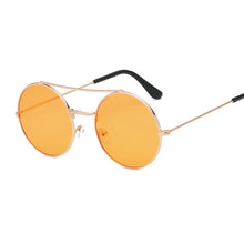 Load image into Gallery viewer, Vintage Round Sunglasses Women Brand Designer Sun Glasses Female Shades Small Pink Lens Glasses UV400 Eyewear