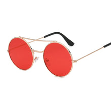 Load image into Gallery viewer, Vintage Round Sunglasses Women Brand Designer Sun Glasses Female Shades Small Pink Lens Glasses UV400 Eyewear