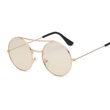 Load image into Gallery viewer, Vintage Round Sunglasses Women Brand Designer Sun Glasses Female Shades Small Pink Lens Glasses UV400 Eyewear