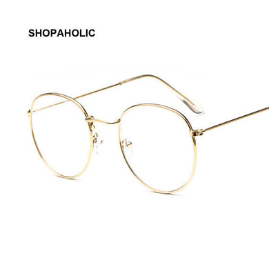 Vintage Round Sunglasses Women Female Brand Designer Metal Frames Mirror Sun Glasses for Women Retro Oculos De Sol