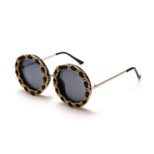 Load image into Gallery viewer, Vintage Round Sunglasses Women Girls Retro Steampunk Sunglasses Children  Brand Designer Eyeglasses Family Eyewear UV400