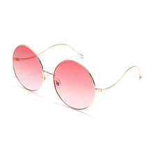 Load image into Gallery viewer, Vintage Round Sunglasses Women Men Punk Oversized Sun Glasses Gradient Shades Women UV400 Retro Ladies Eyewear Oculos Escuros