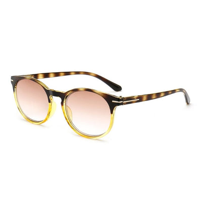 Vintage Round Sunglasses Women Ocean Color Lens Mirror Sunglasses Female Brand Design Metal Frame Circle Glasses