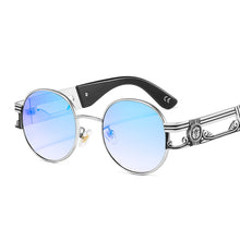Load image into Gallery viewer, Vintage Round Sunglasses Women Retro Punk Metal Frames Sun Glasses Sunshade Eyewear Men  Brand Big Frame Eyeglasses UV400